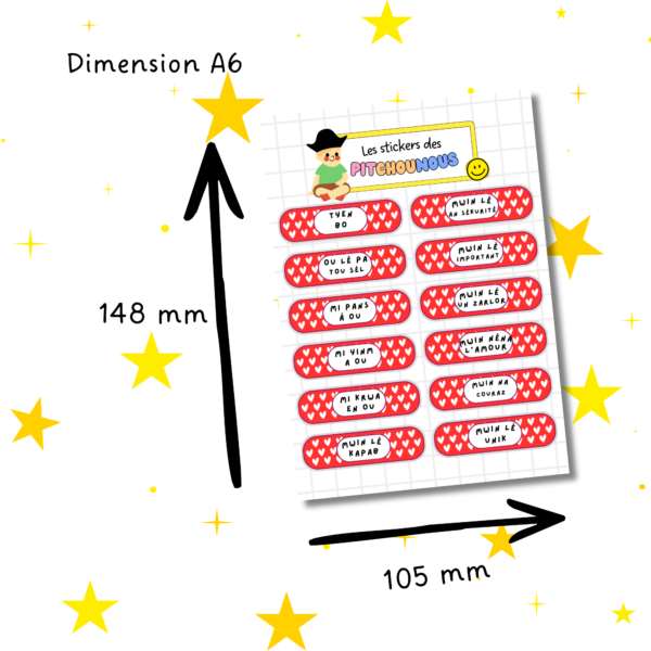 pack stickers pansements enfants bilingue — 24 stickers français & créole réunionnais pack stickers pansements enfants bilingue — 24 stickers français & créole réunionnais